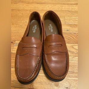 Brown Eastland leather loafers